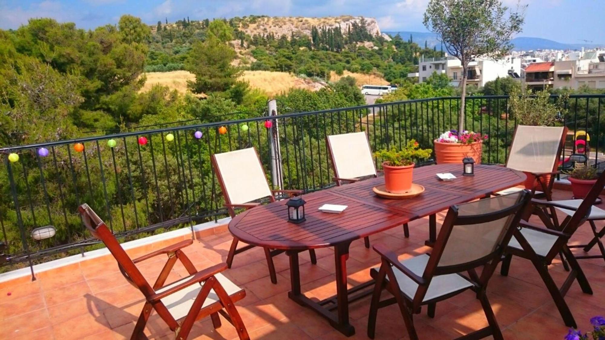 Elegant Apartment In Acropolis With Roof Garden Athens Exterior photo
